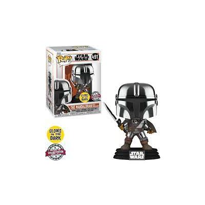 Funko Pop! - 491 - The Mandalorian with Dark Saber