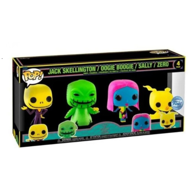 Funko Pop! - 4 Pack - Jack Skellington / Oogie Boogie / Sally / Zero