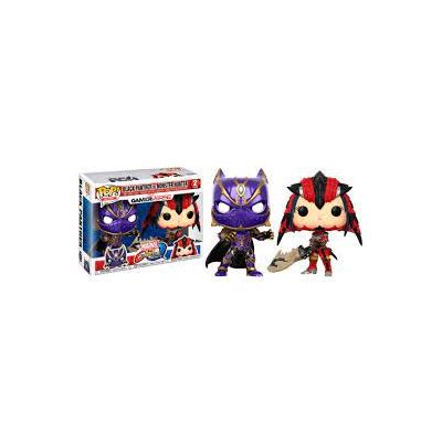 Funko Pop! Black Panther vs Monster Hunter (2 Pack) Marvel Gamerverse