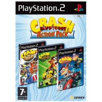 PS2 - Crash Bandicoot Action Pack - Seminou