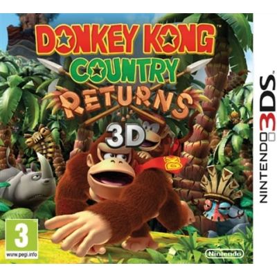 3DS - Donkey Kong Country Returns 3D - Seminou